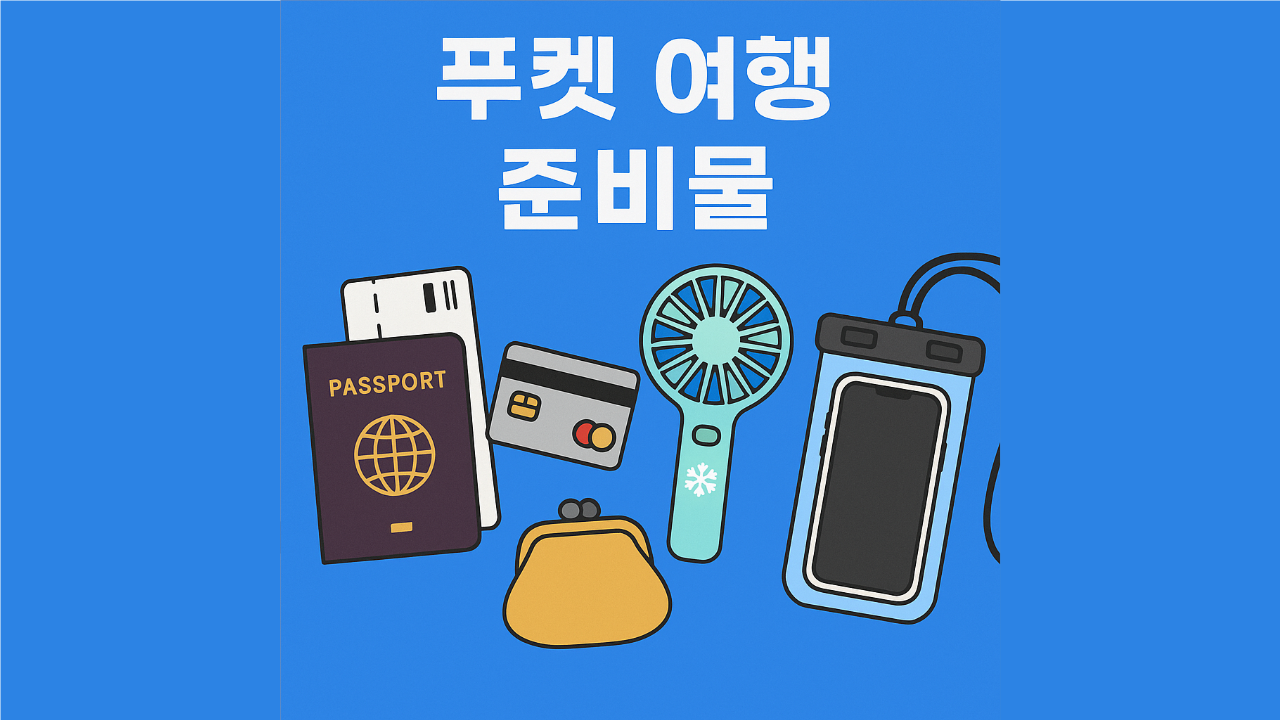 푸켓 여행 준비물 총정리 – 이 글 하나로 완벽 대비하세요