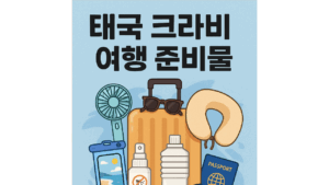 크라비 여행 준비물